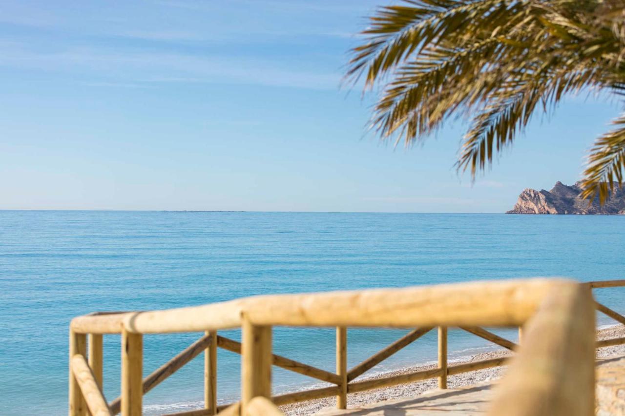 Exclusive Beachside 3 Bedroom Apartment With Pool In Altea Eksteriør bilde