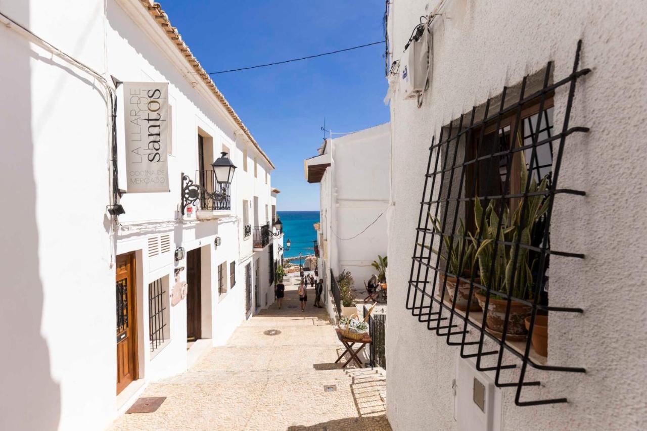 Exclusive Beachside 3 Bedroom Apartment With Pool In Altea Eksteriør bilde